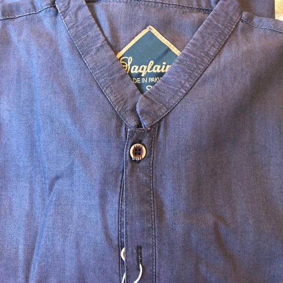 Pakistani Indian Bollywood 2 pc kameez kurta mens size SMALL - Picture 5 of 17